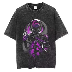 Black Panther Graphic Tee - Black and Purple